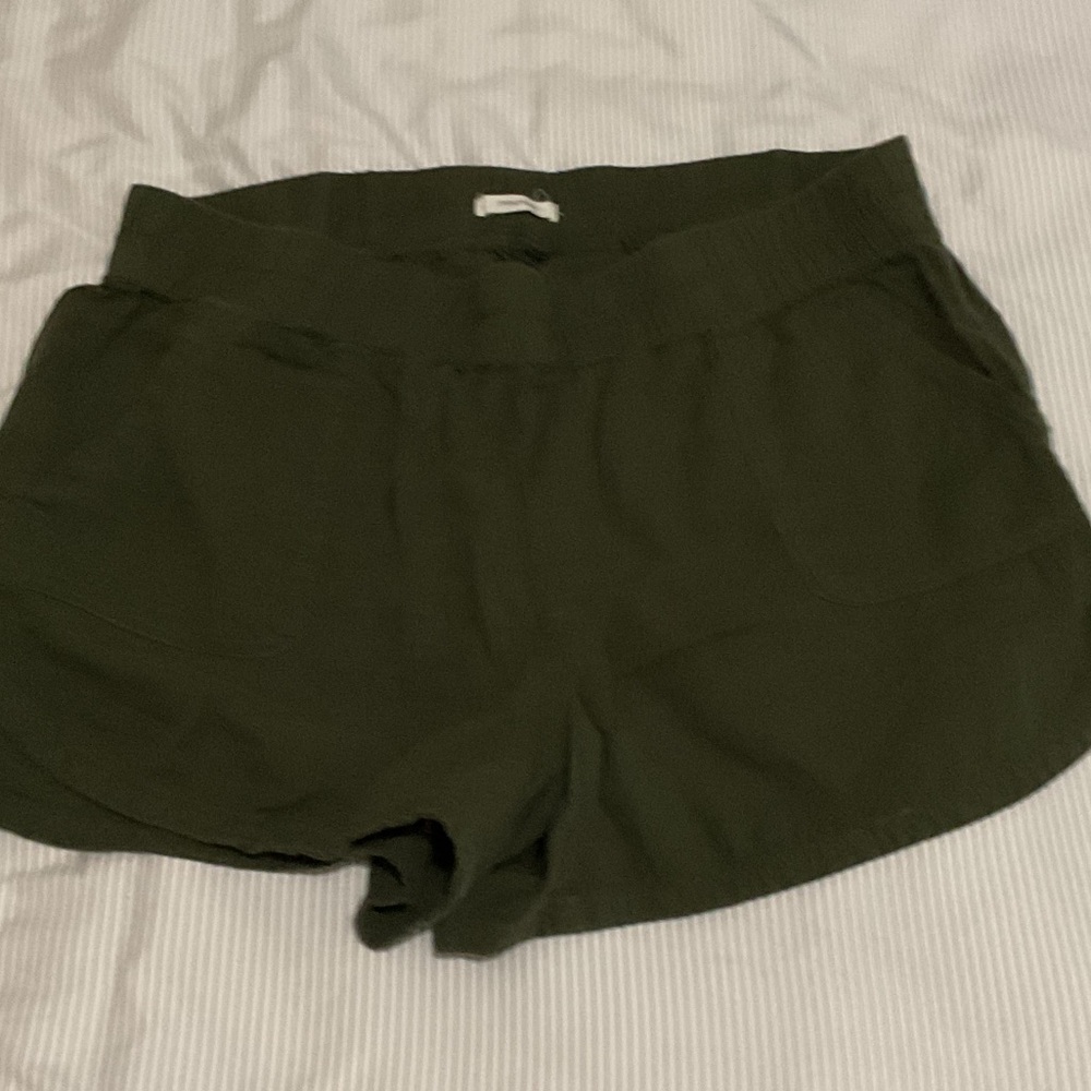 Maurices Dark Green Athletic Shorts